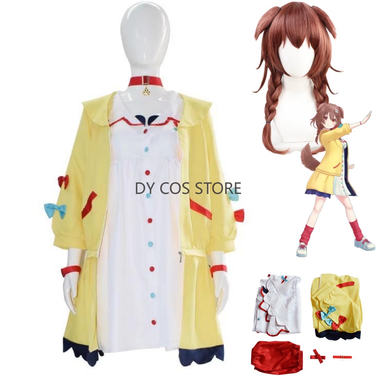 Anime Cosplay Youtuber - Anime Virtual YouTuber Inugami Korone Cosplay