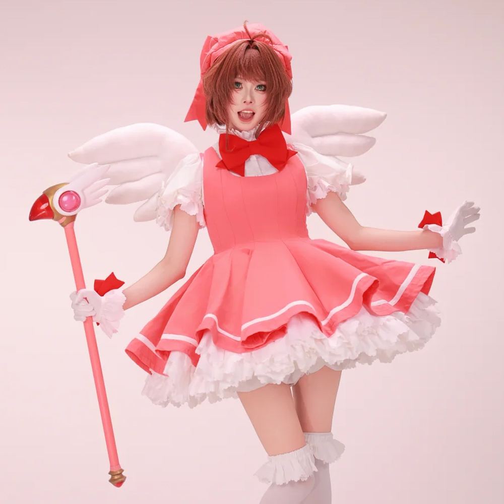 Kinomoto Sakura Cosplay Pink L - огляд і ціна Anime Cosplay Easy
