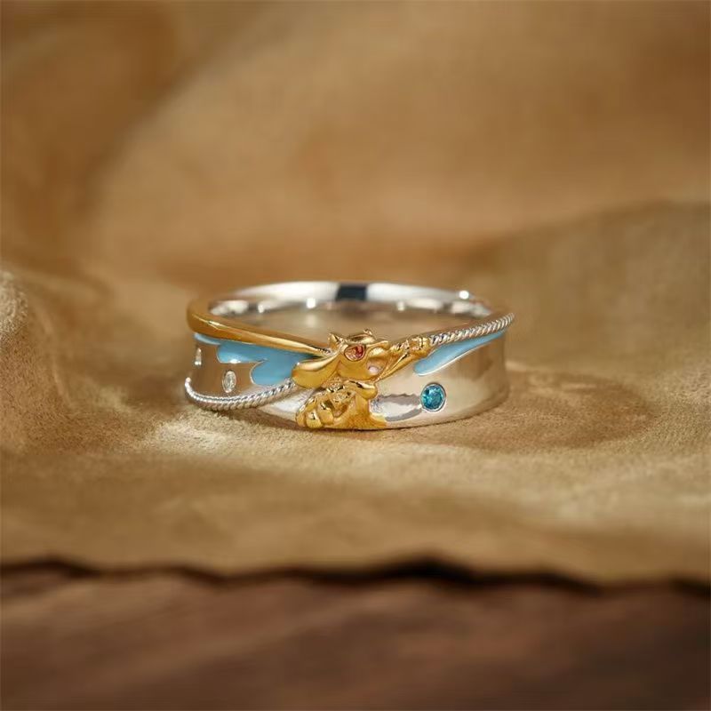 Pokémon Riolu Couple Rings - C - огляд і ціна Anime Cosplay For Couples