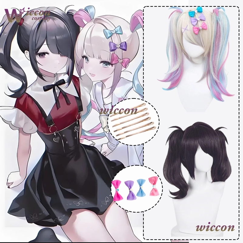 Angel-chan Hair Heat Resistant - огляд і ціна Anime Cosplay Girl With Black Hair
