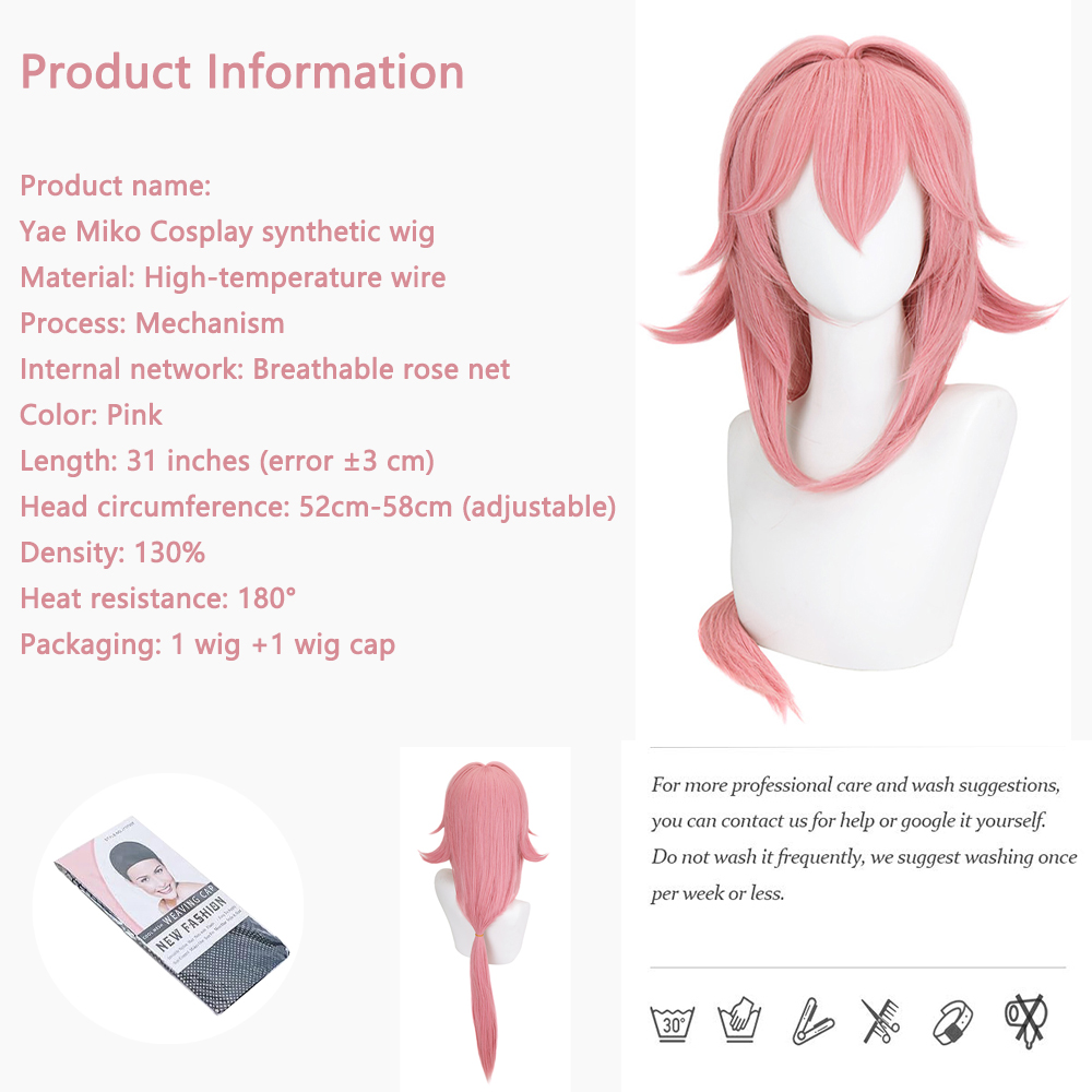 Yae Miko 1:1 Restore Cosplay W - огляд і ціна Cosplay Anime Yae Miko