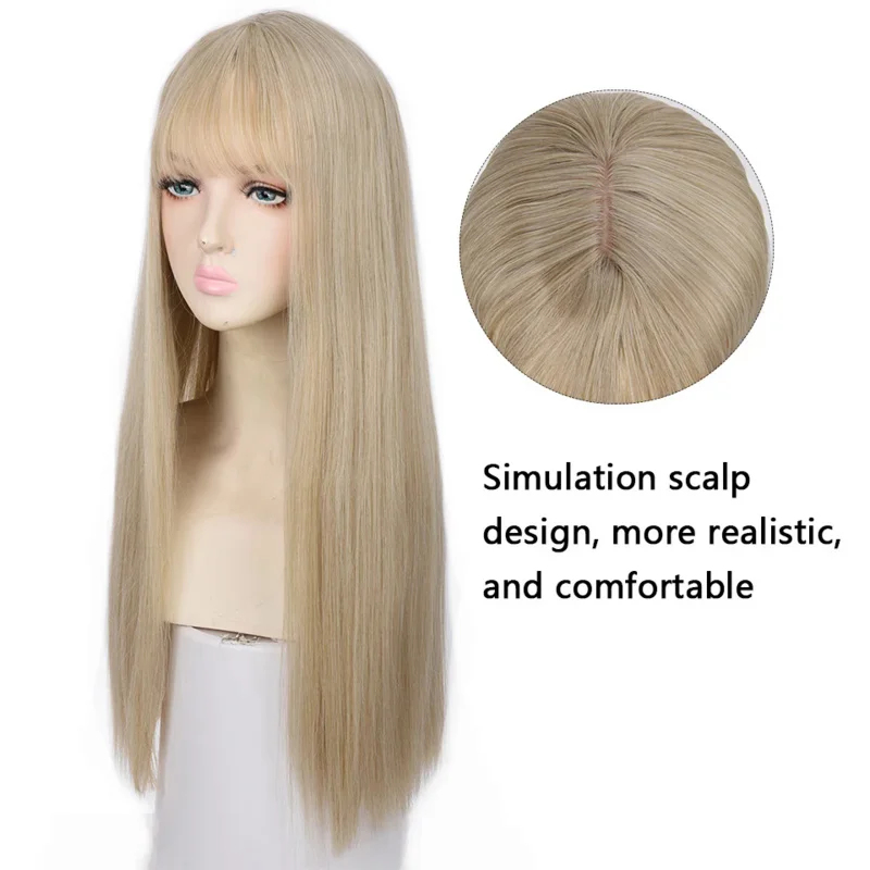 2026 Houyan synthetic long str - огляд і ціна Anime Cosplay Girl With Black Hair