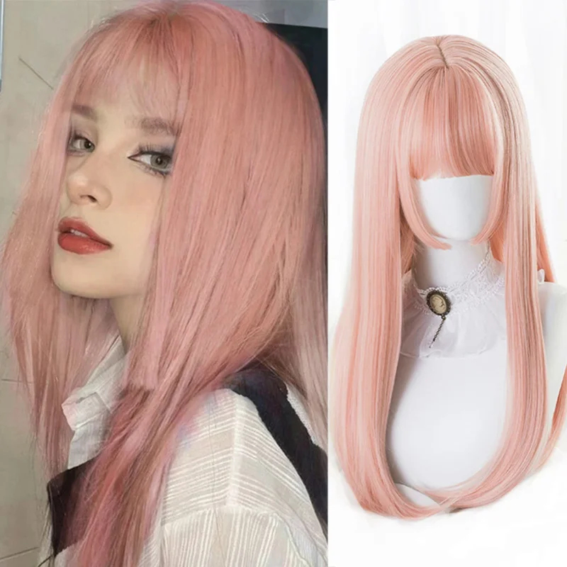 2026 Houyan synthetic long str - огляд і ціна Anime Cosplay Girl With Black Hair