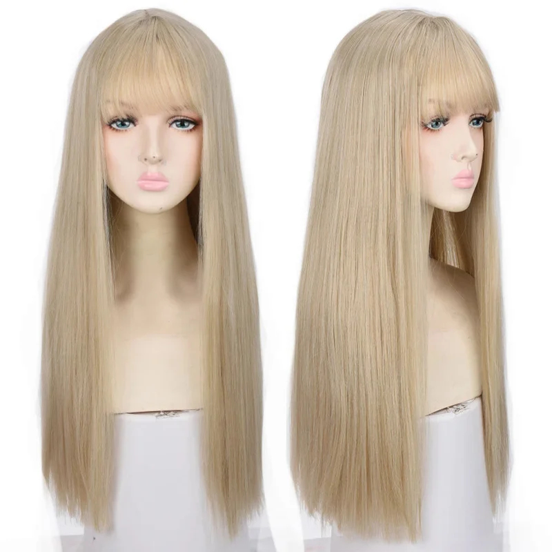 2026 Houyan synthetic long str - огляд і ціна Anime Cosplay Girl With Black Hair