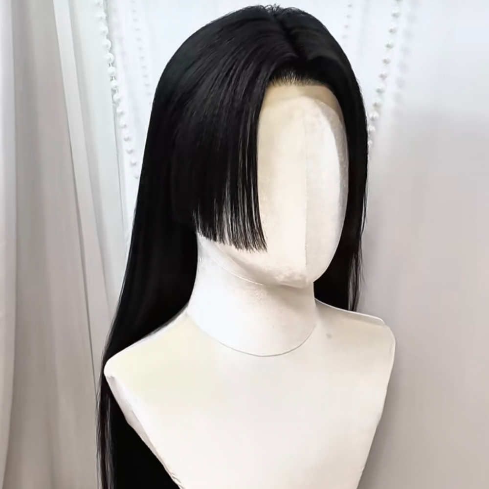Anime Boa Hancock Cosplay Wig  - огляд і ціна Anime Cosplay Girl With Black Hair