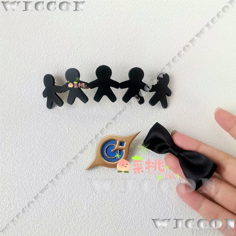 Denia Headwear Game Wuwa Wuthe - огляд і ціна Anime Cosplay Girl With Black Hair