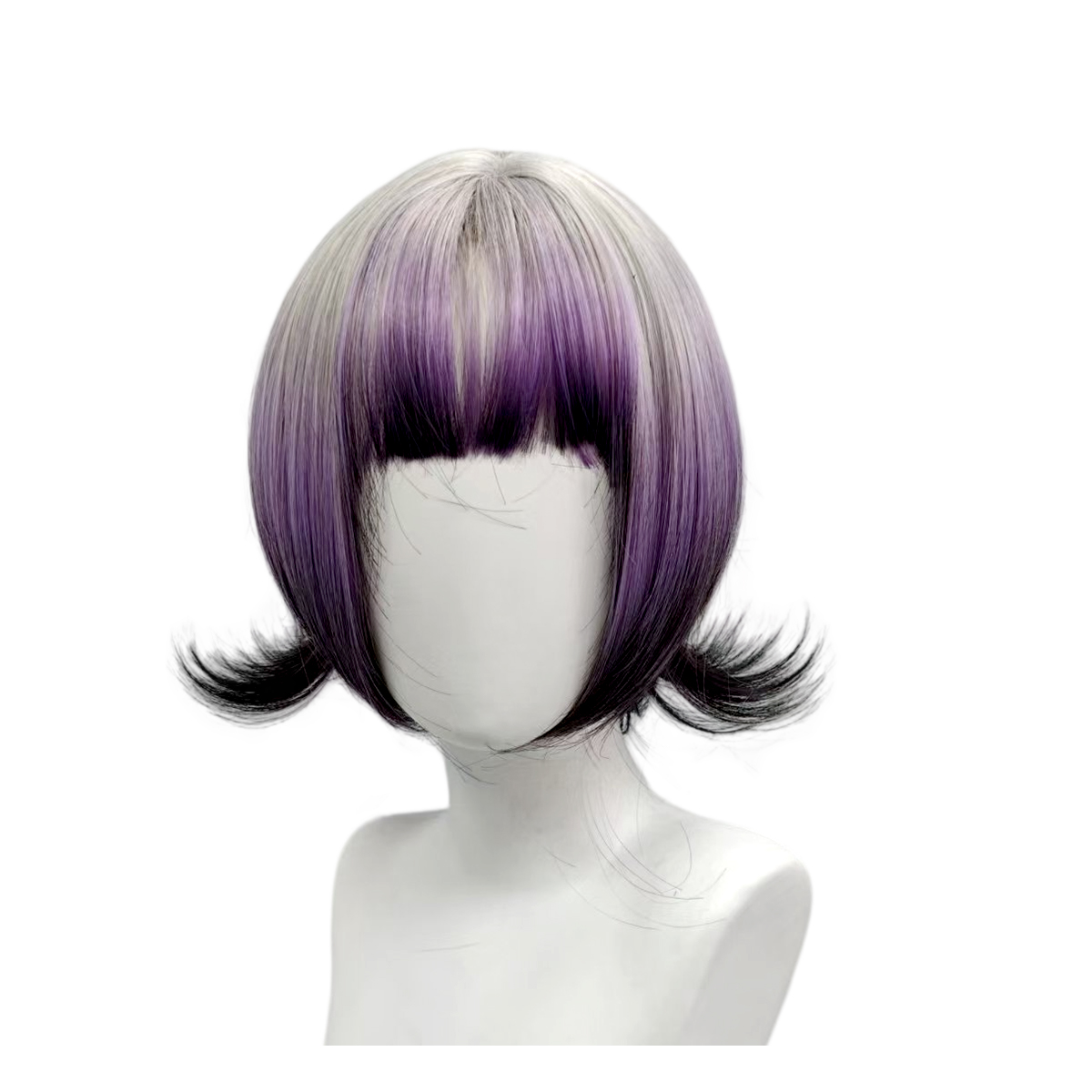 Grey Purple Black Ombre Bob Wi - огляд і ціна Anime Cosplay Girl With Black Hair