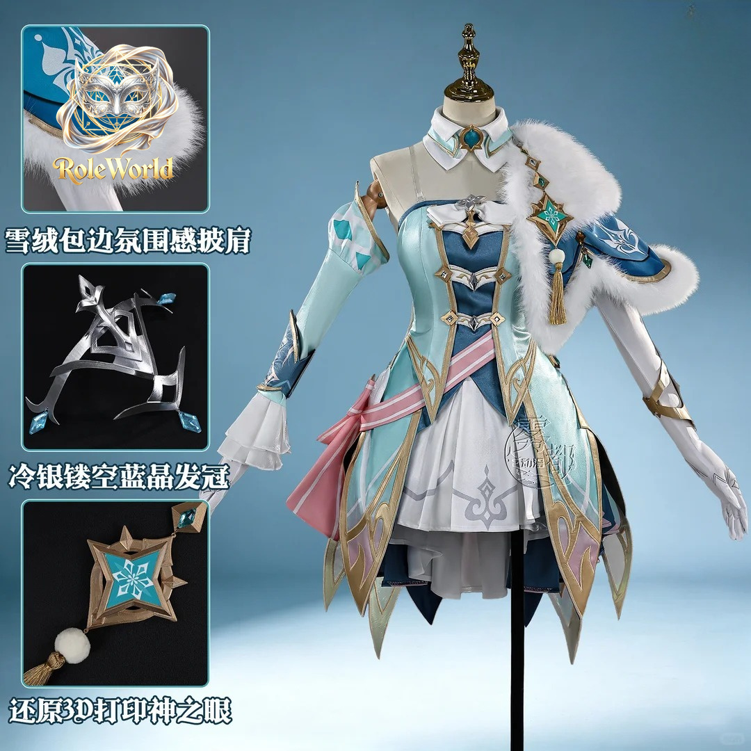 Visna Cosplay Costume Genshin  - огляд і ціна Anime Cosplay Dress For Women
